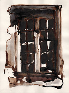 24x32 - Encre - La Maison des Douanes - juillet 2011