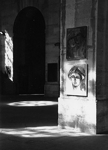 Photo de la mise en place dans l'Eglise de la Salpêtrière - 1995