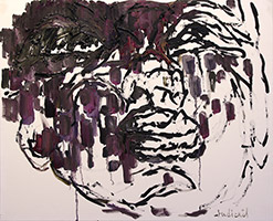 L'acolyte d'Hadès <p>81x65 - Huile sur toile	- 2010</p>