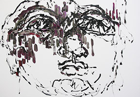 Dionysos <p>116x81 - Huile sur toile	- Avril 2011</p>