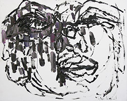 Dionysos <p>81x65 - Huile sur toile	- Février 2011</p>