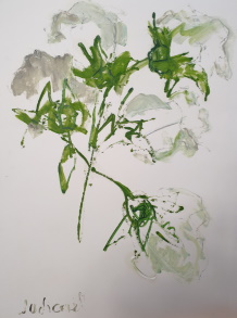 Peinture à l'huile sur papier, 80 × 60 cm, 2020