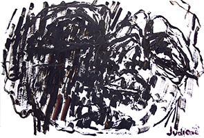 Huile sur papier, 105 × 75 cm, 2012
