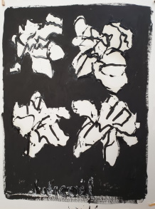 Peinture à l'huile sur papier, 80 × 60 cm, 2020