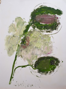 Peinture à l'huile sur papier, 80 × 60 cm, 2021