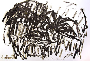 Huile sur papier, 105 × 75 cm, 2012